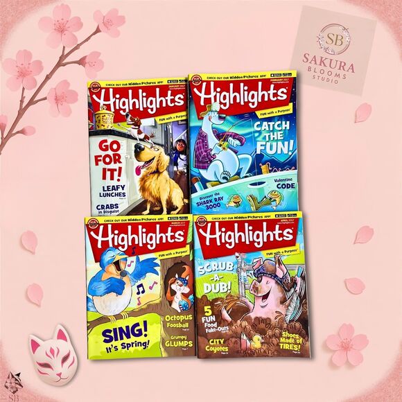 Lot of 13 Highlights Magazines 2016–2017,  Hidden Pictures Fun – Kids Activities - Picture 2 of 5